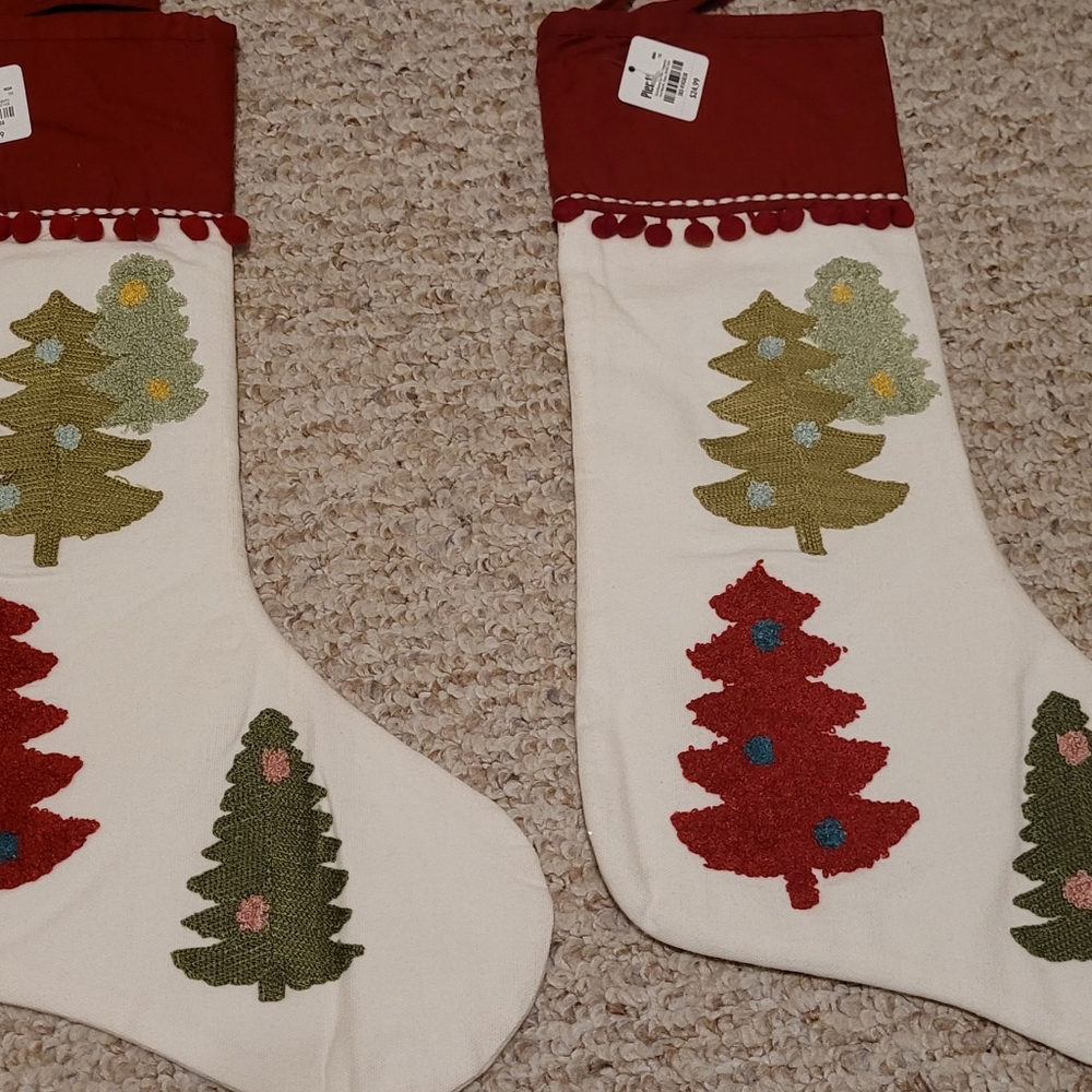 Pier 1 Christmas Stockings